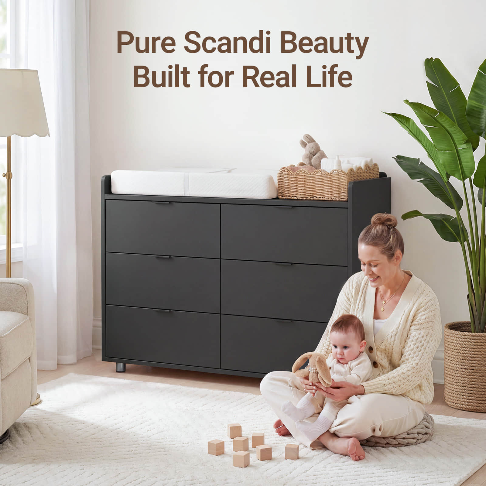 Keeva Pro 6-Drawer Double Dresser