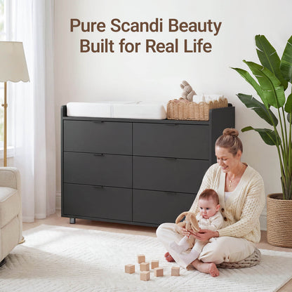 Keeva Pro 6-Drawer Double Dresser