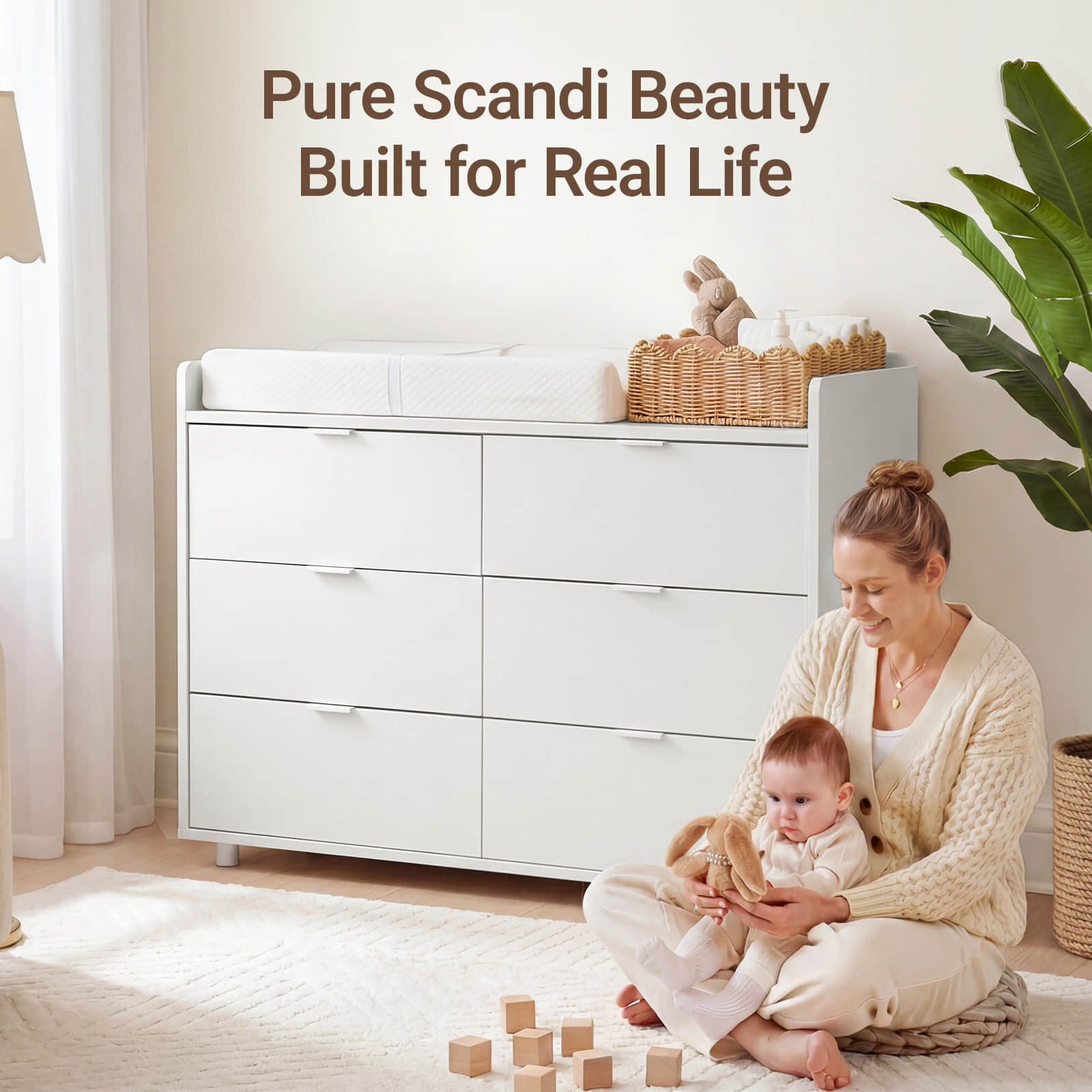Keeva Pro 6-Drawer Double Dresser