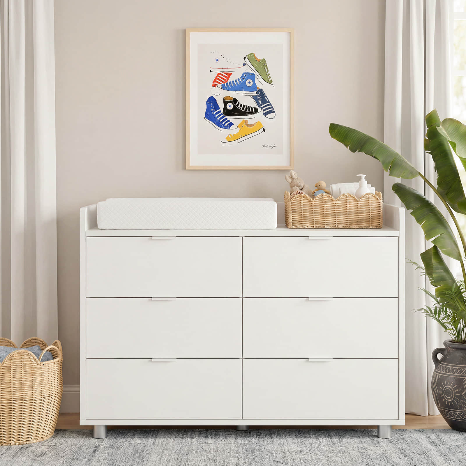 Keeva Pro 6-Drawer Double Dresser