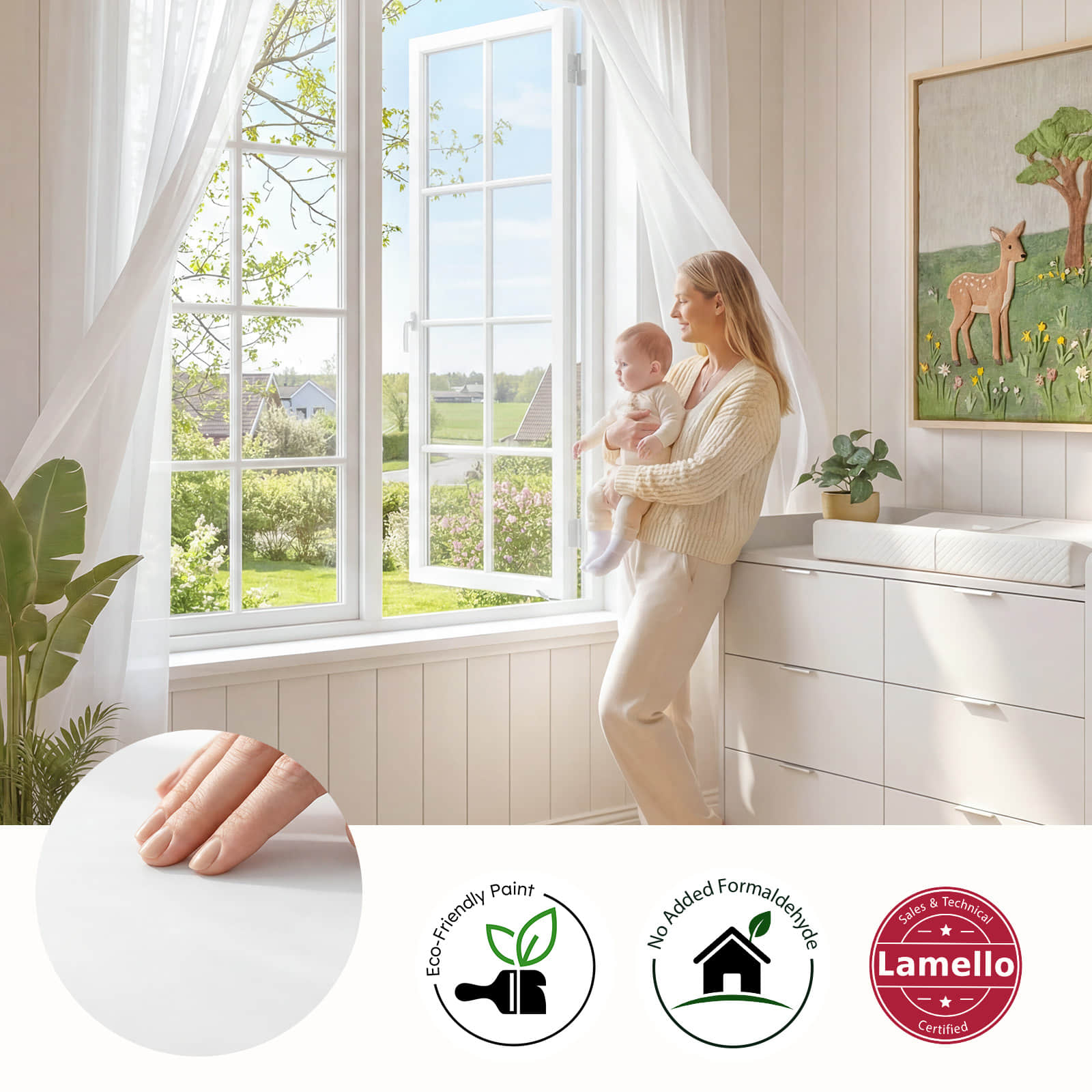 Keeva Pro 6-Drawer Double Dresser