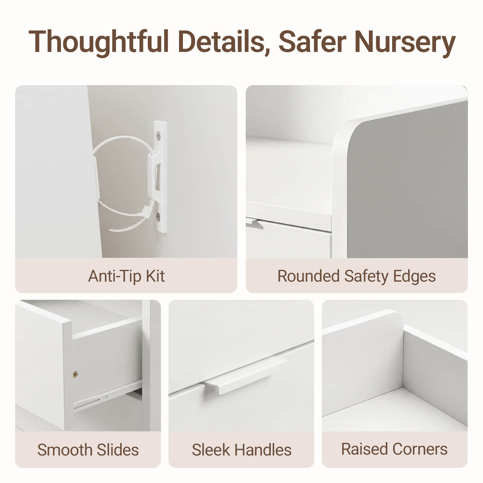 Keeva Pro 6-Drawer Double Dresser