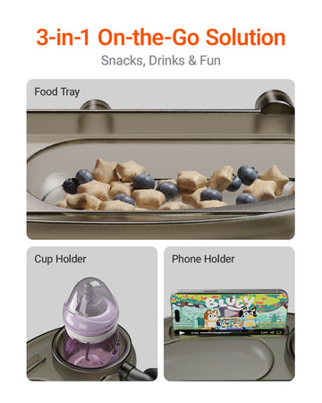 Mamazing Universal Flexi-Grip Stroller Tray