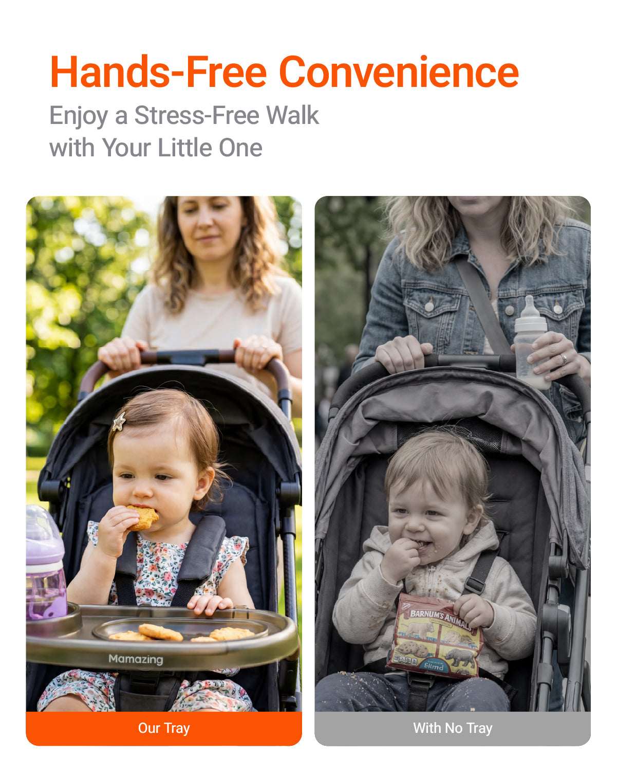 Universal Flexi-Grip Stroller Tray