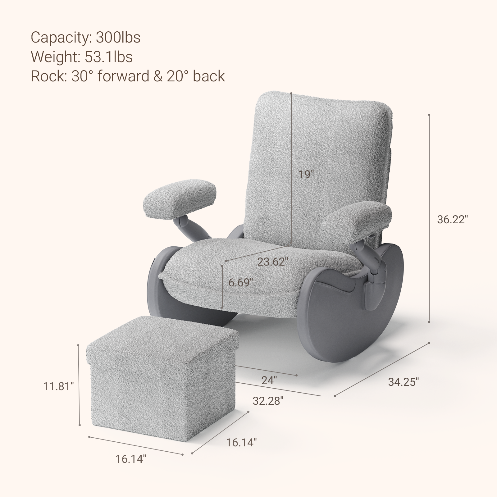 Lullabud Nursery Chair