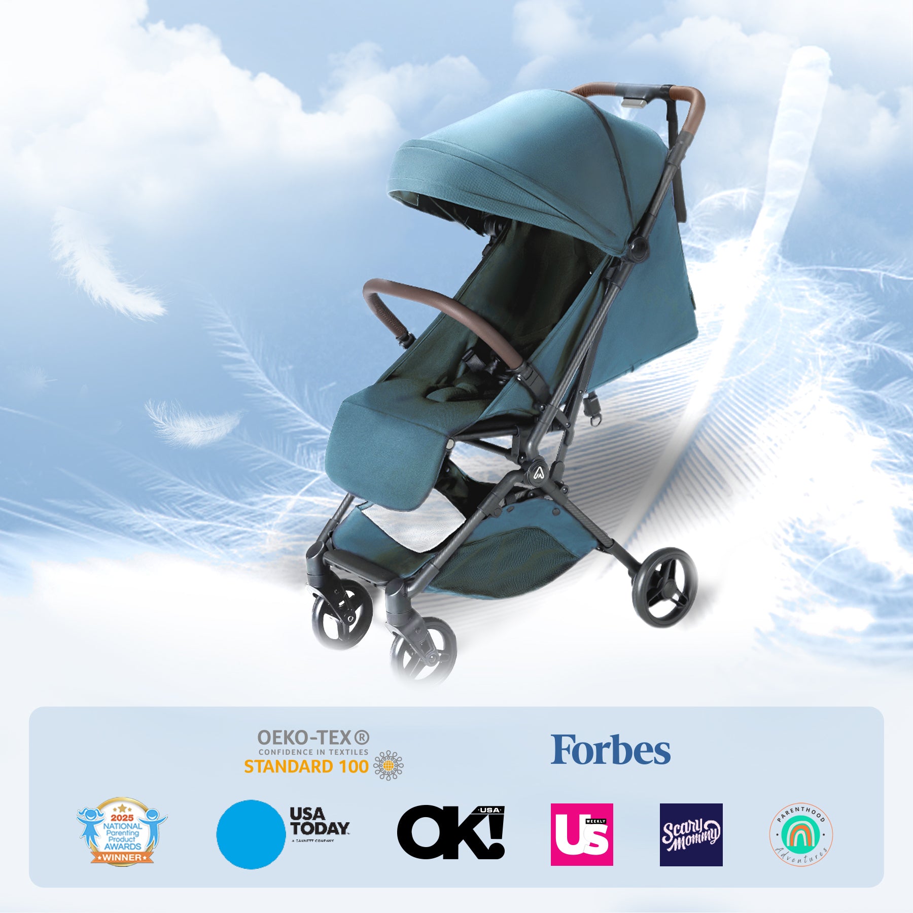 Ultra Air Stroller With Organizer & Cushion