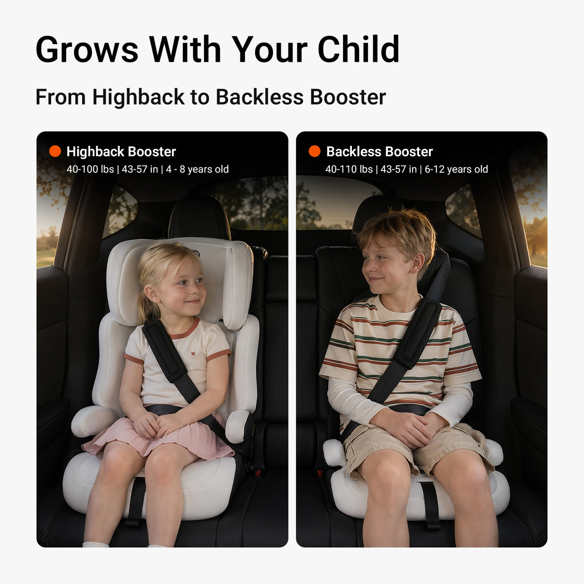 EverRise Booster Car Seat