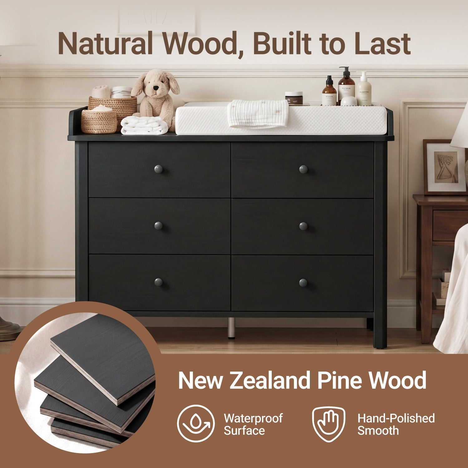 Keeva 6-Drawer Double Dresser