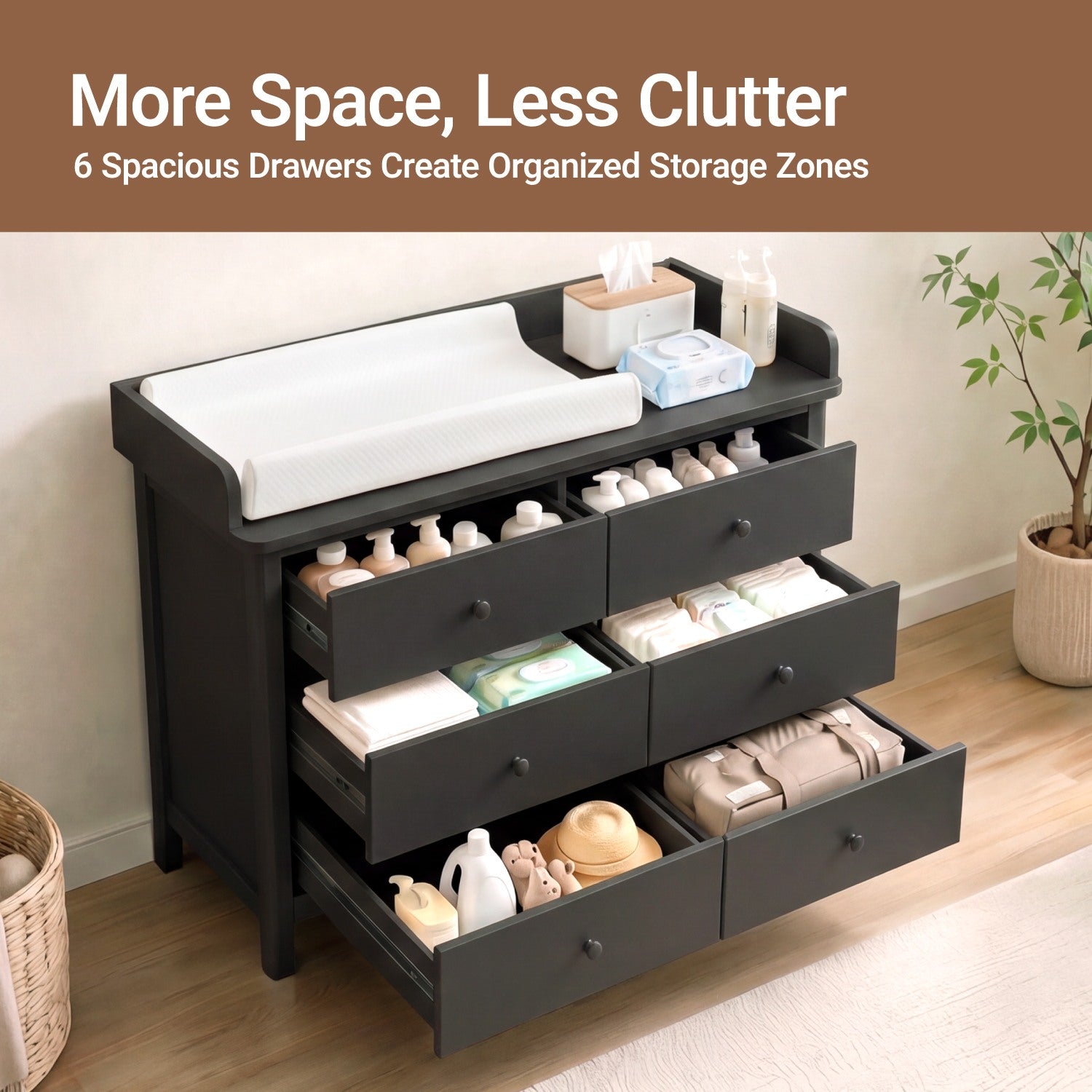 Keeva 6-Drawer Double Dresser