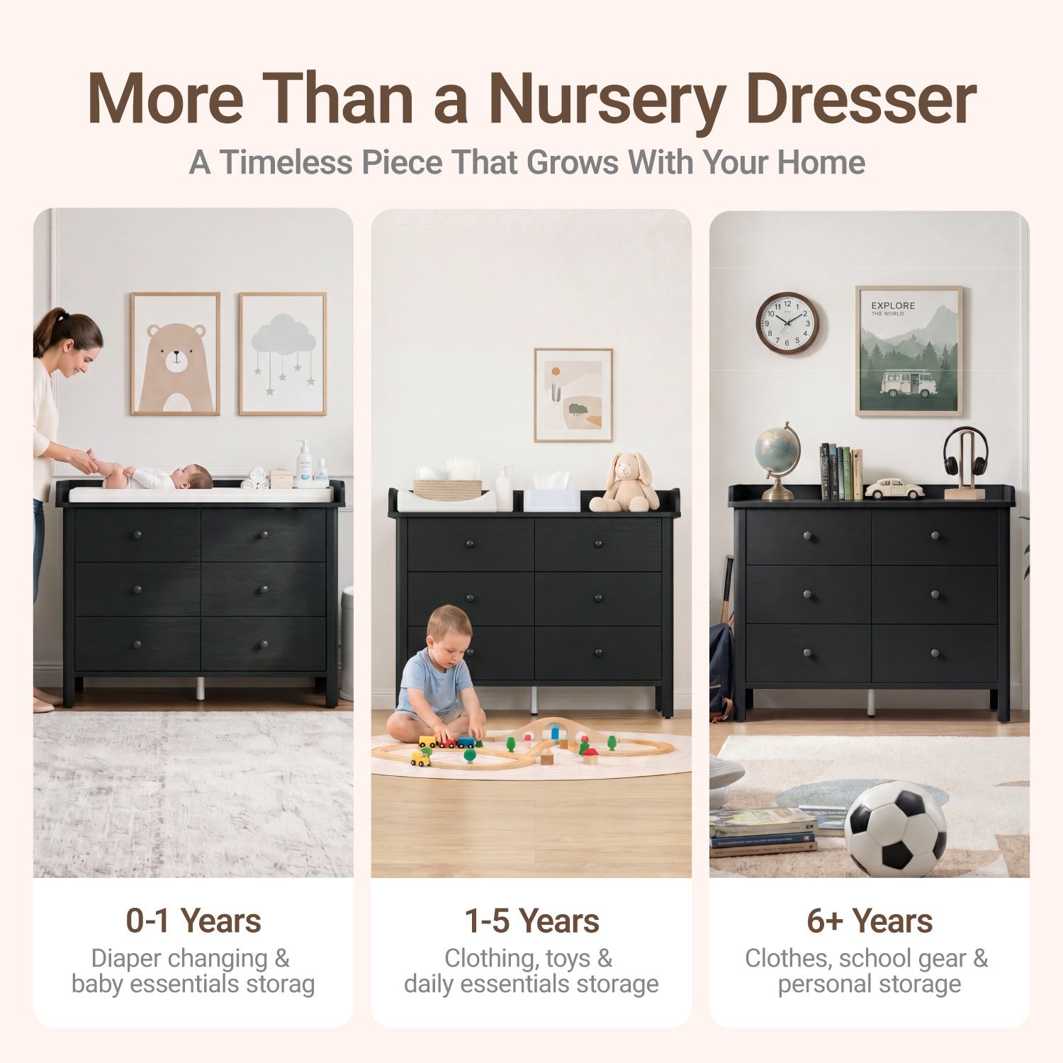 Keeva 6-Drawer Double Dresser