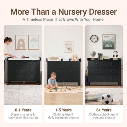 Keeva 6-Drawer Double Dresser