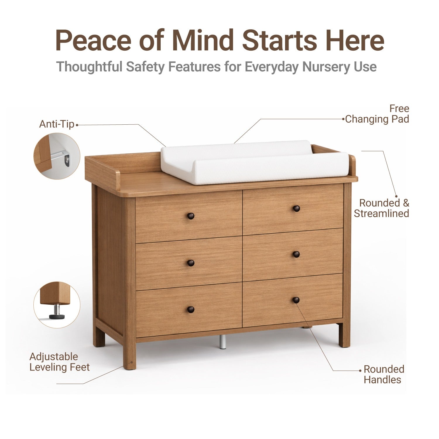 Keeva 6-Drawer Double Dresser