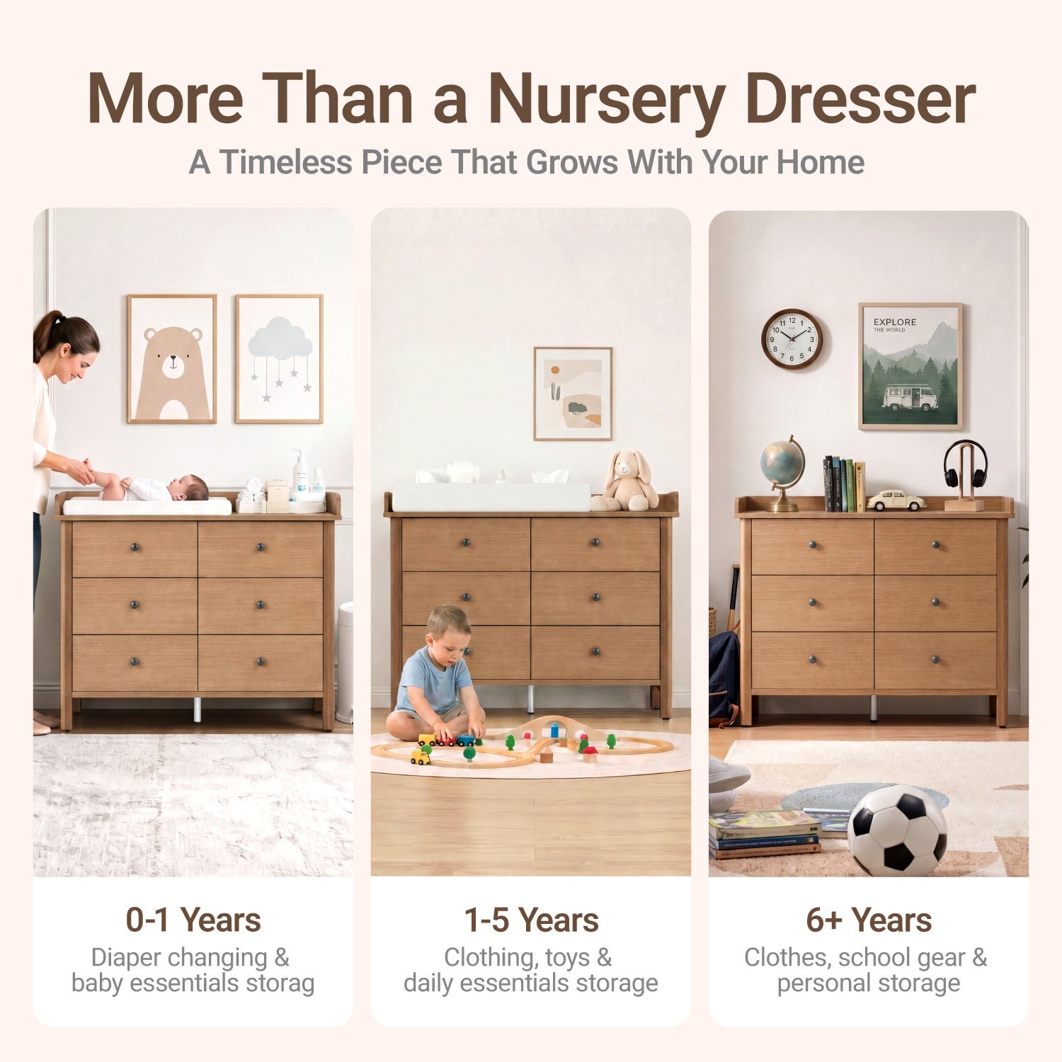 Keeva 6-Drawer Double Dresser