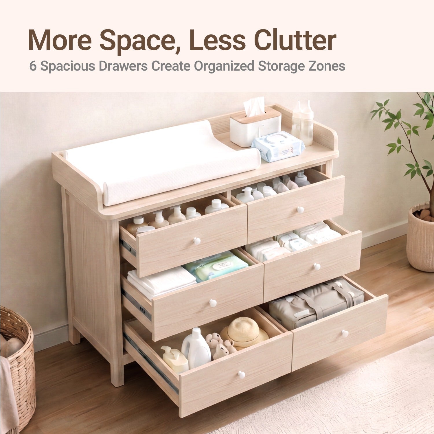 Keeva 6-Drawer Double Dresser