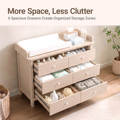 Keeva 6-Drawer Double Dresser