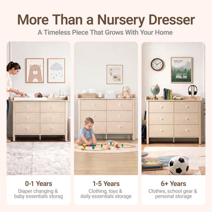 Keeva 6-Drawer Double Dresser