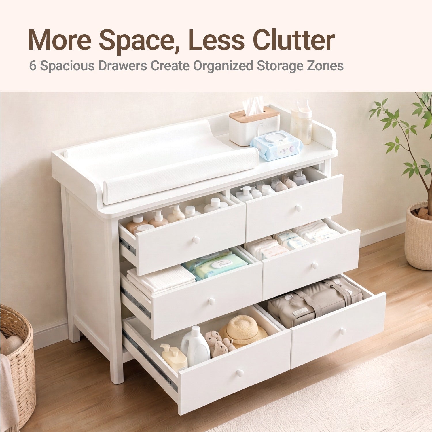 Keeva 6-Drawer Double Dresser