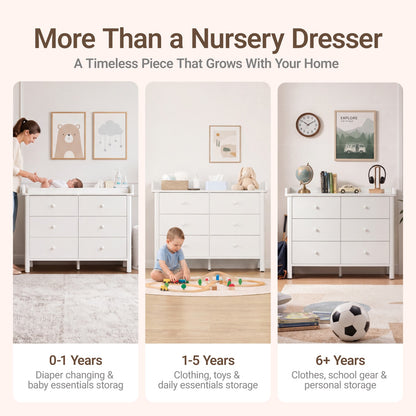 Keeva 6-Drawer Double Dresser