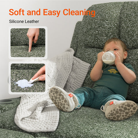 Lullapod Nursery Recliner with Adjustable, Swivel & Lift-Up Armrests