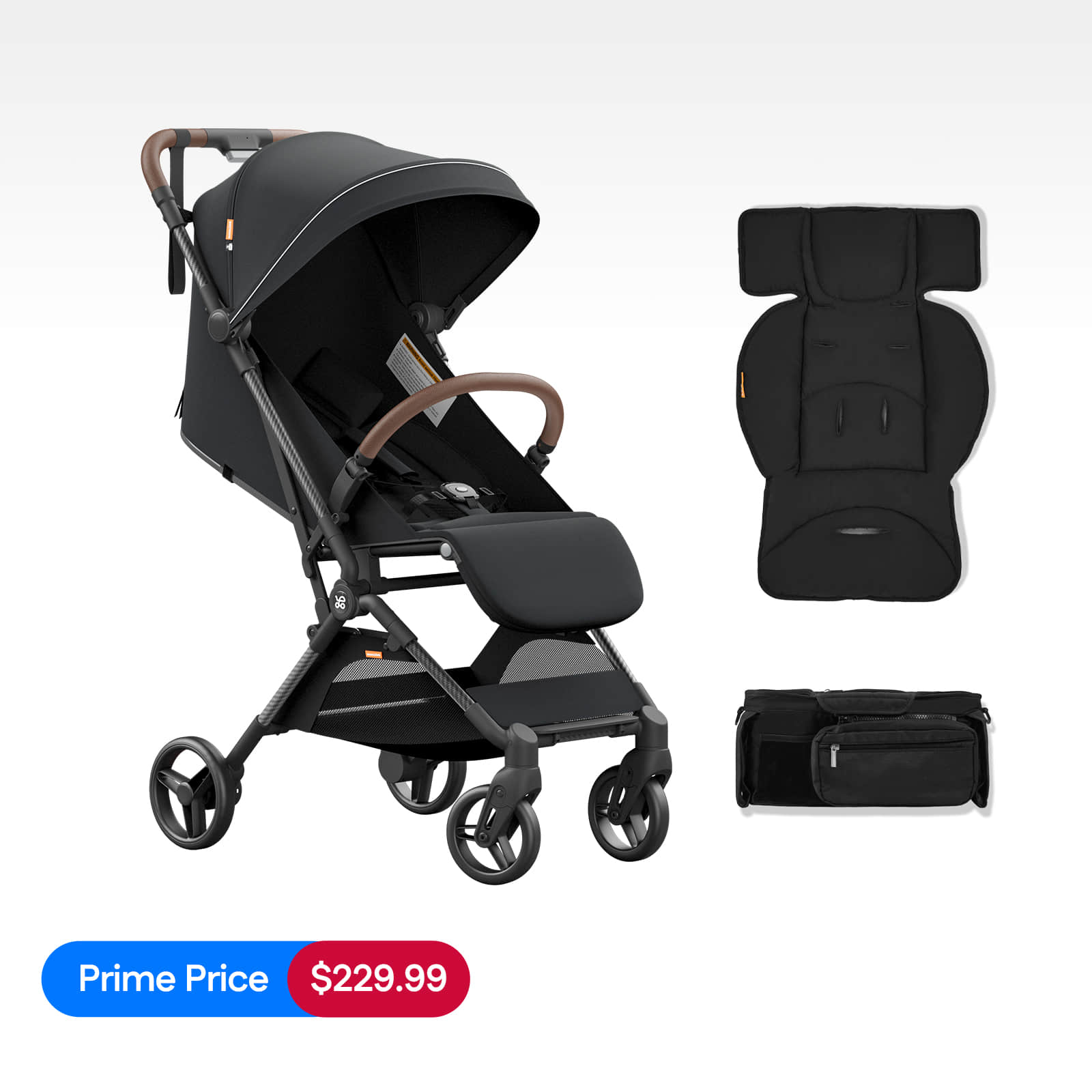 Ultra Air Stroller With Organizer & Cushion