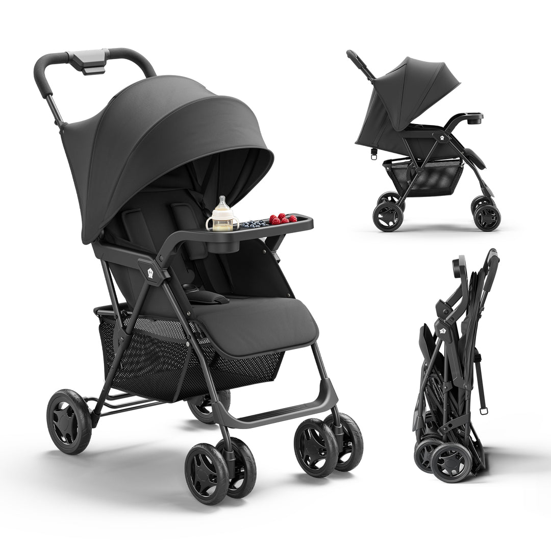 Lightweight Umbrella Travel Stroller, Stroller With Bag / Green